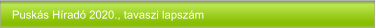 Puskás Híradó 2020., tavaszi lapszám